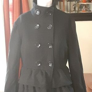 Double breasted peacoat